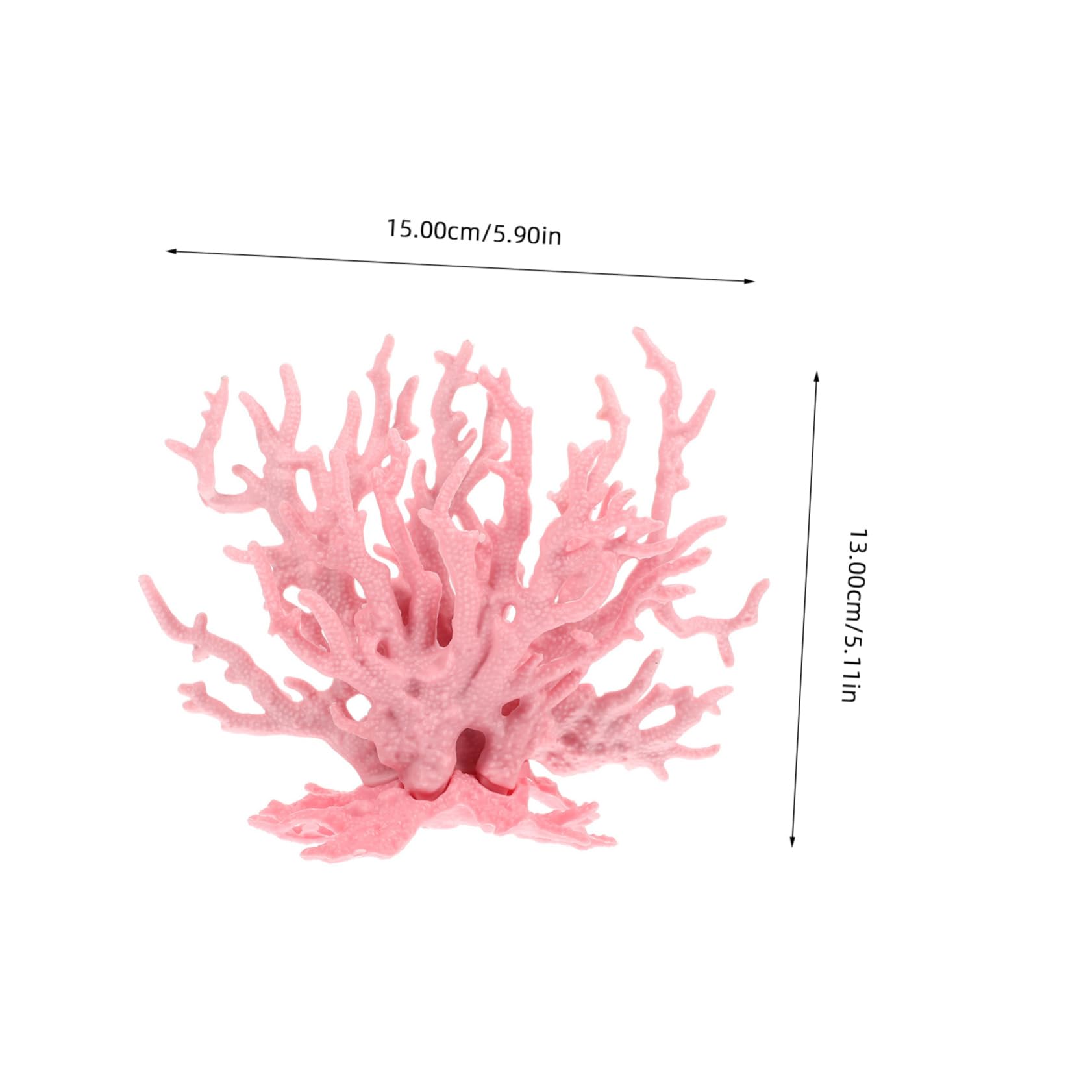 SUPVOX Boho Style Faux Coral Decor for Fish Tank Aquarium Accessories Resin Fish Tank Ornament Decorative Sculpture