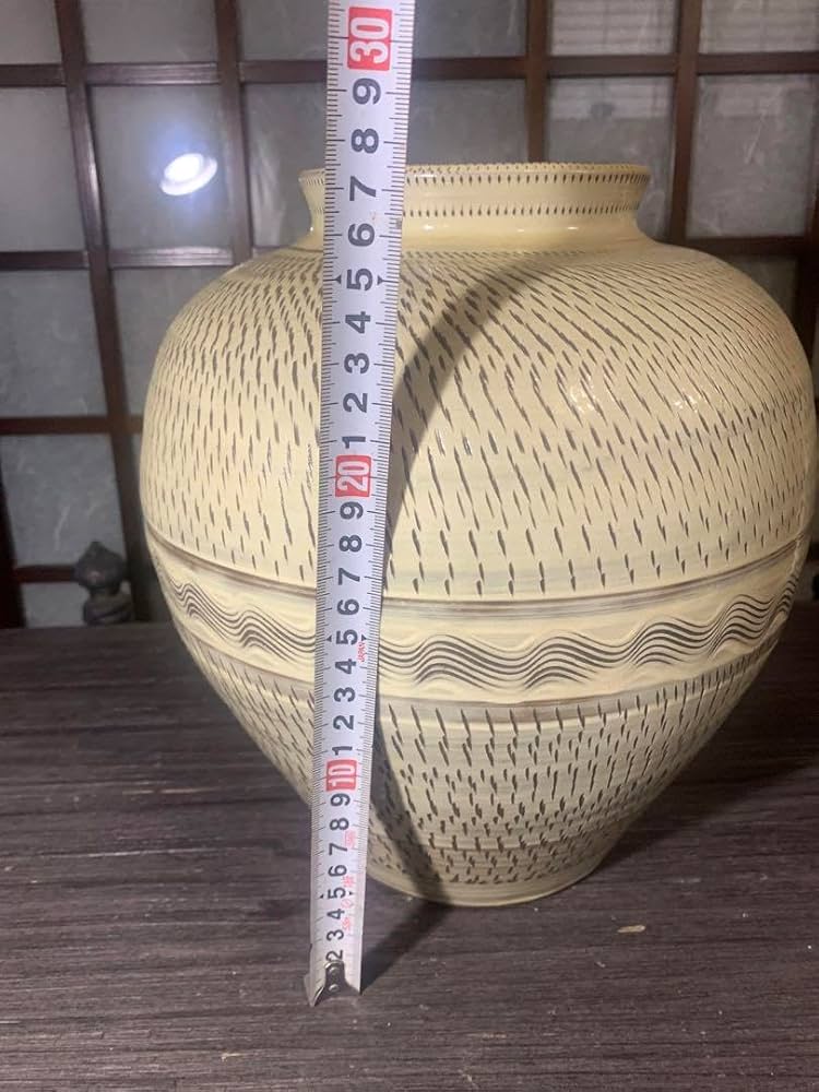 小鹿田焼　花器　壺　値下げしました。 Amazon.co.jp: 特大 小鹿田焼 花瓶・壺・花器 民陶 民芸