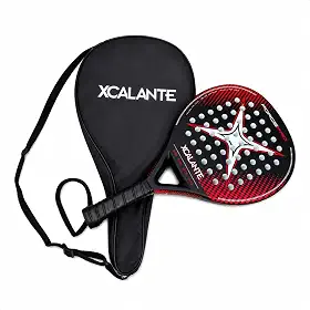 Raquete de Padel Profissional em Carbon Tech Com Capa Protetora Para Iniciante e Intermediário