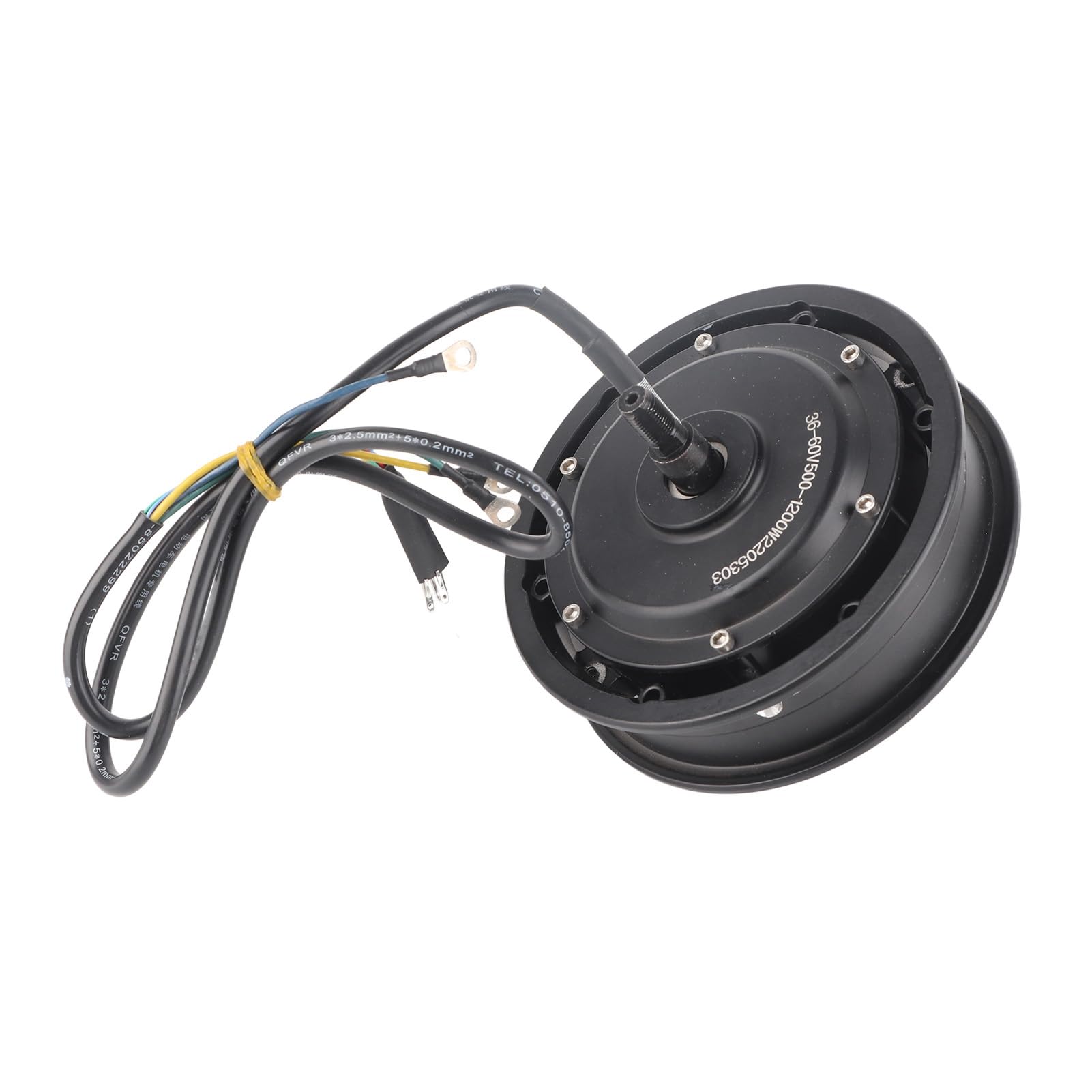 Motore del del freno a disco, 65 km/h, 10 pollici, 1200 W, 1250 giri/min, motore elettrico per della bici 36-60 V, in lega di alluminio per moto