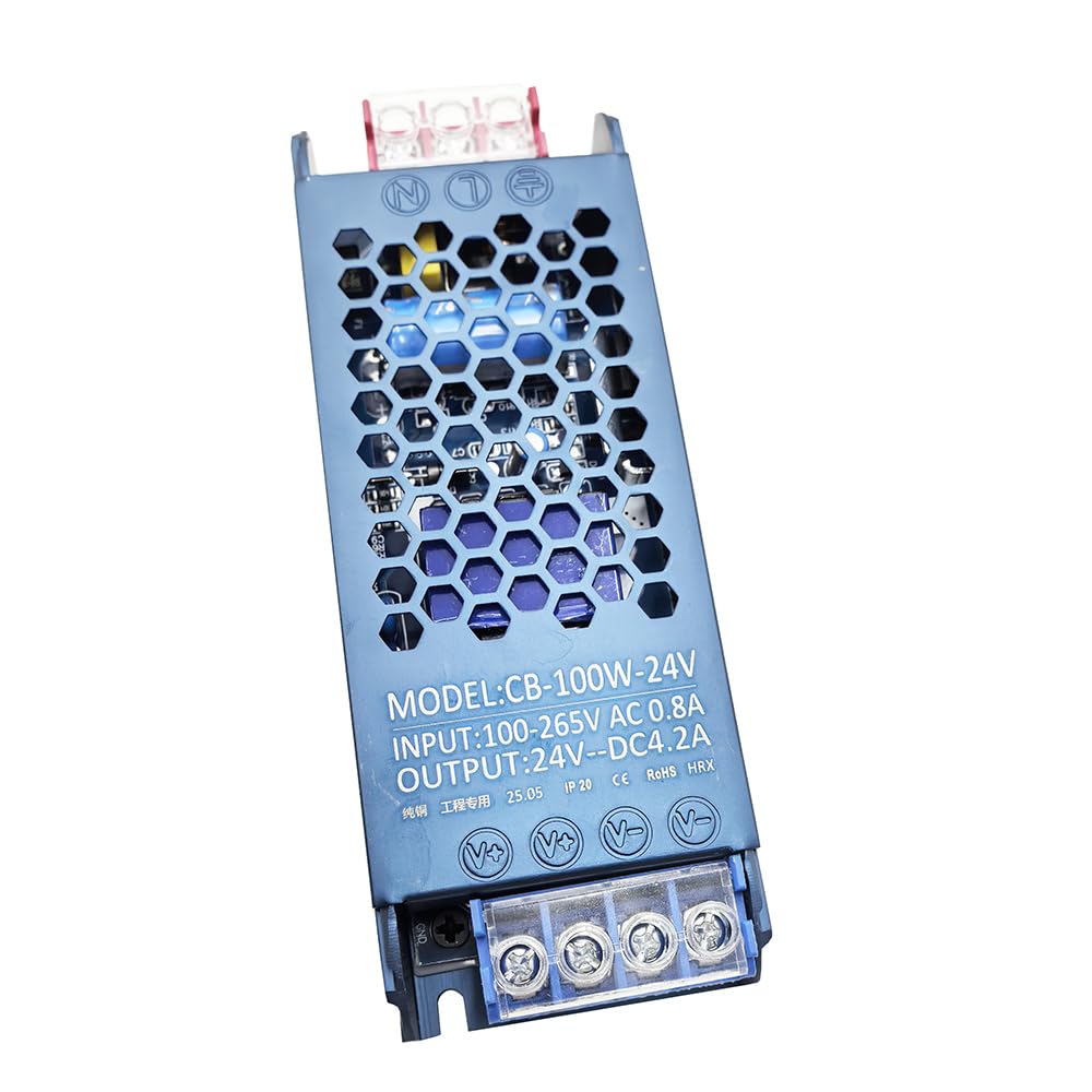 COB WS2811 Tira de luces LED de 5 m para carreras de caballos secuencial de 24 V con controlador RF de 3 teclas + 24 V 100 W de potencia (blanco natural 4000 K)
