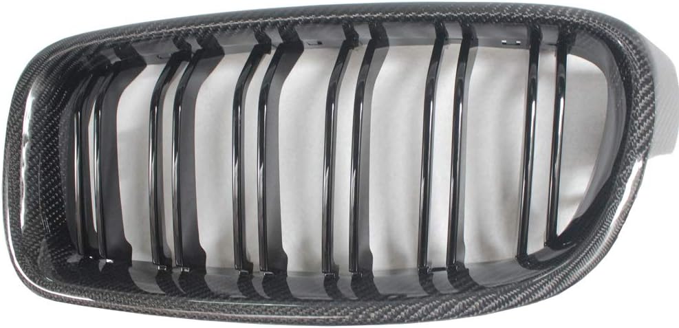 F30 carbon fiber direct replacement front kidney mesh grille for BMW 3 series F30 F31 2012-2019 316i 318i 320i 328i 330i 340i
