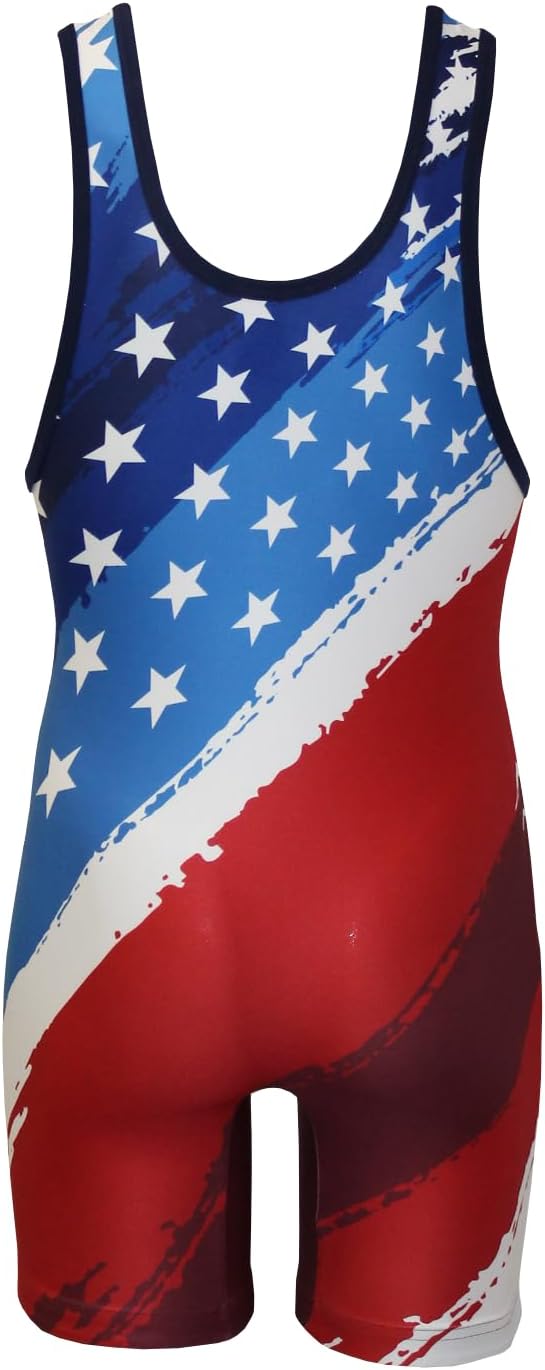 Matman USA The U.S.A. Pledge Men's Wrestling Singlet