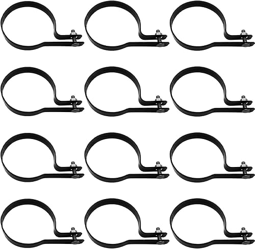 Miniatura 10 de Jake Sales Banda de tensión de 1-58 pulgadas para valla de eslabones de cadena  Uso para postes de 1-58 pulgadas de diámetro exterior  Banda de