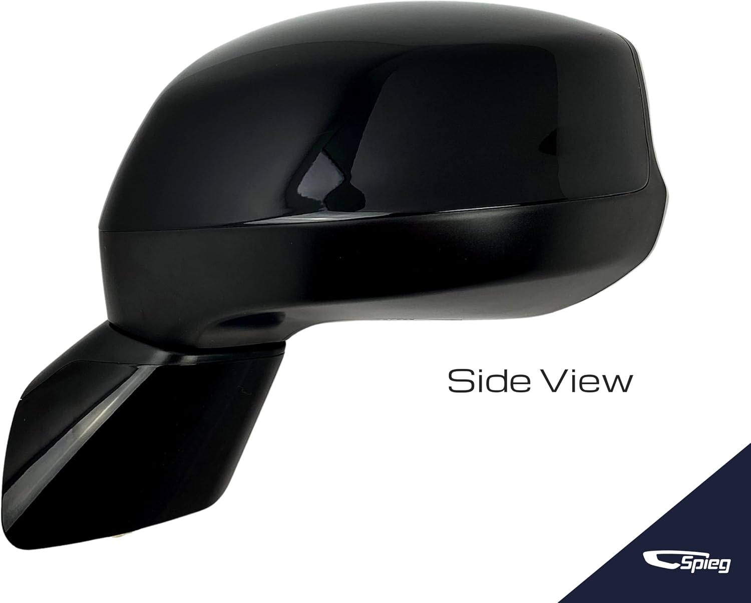 Spieg Driver Side Mirror for 2012-2013 Honda Civic Power Adjustment Non-Heated Manual Folding Black 3 Pins Left HO1320261