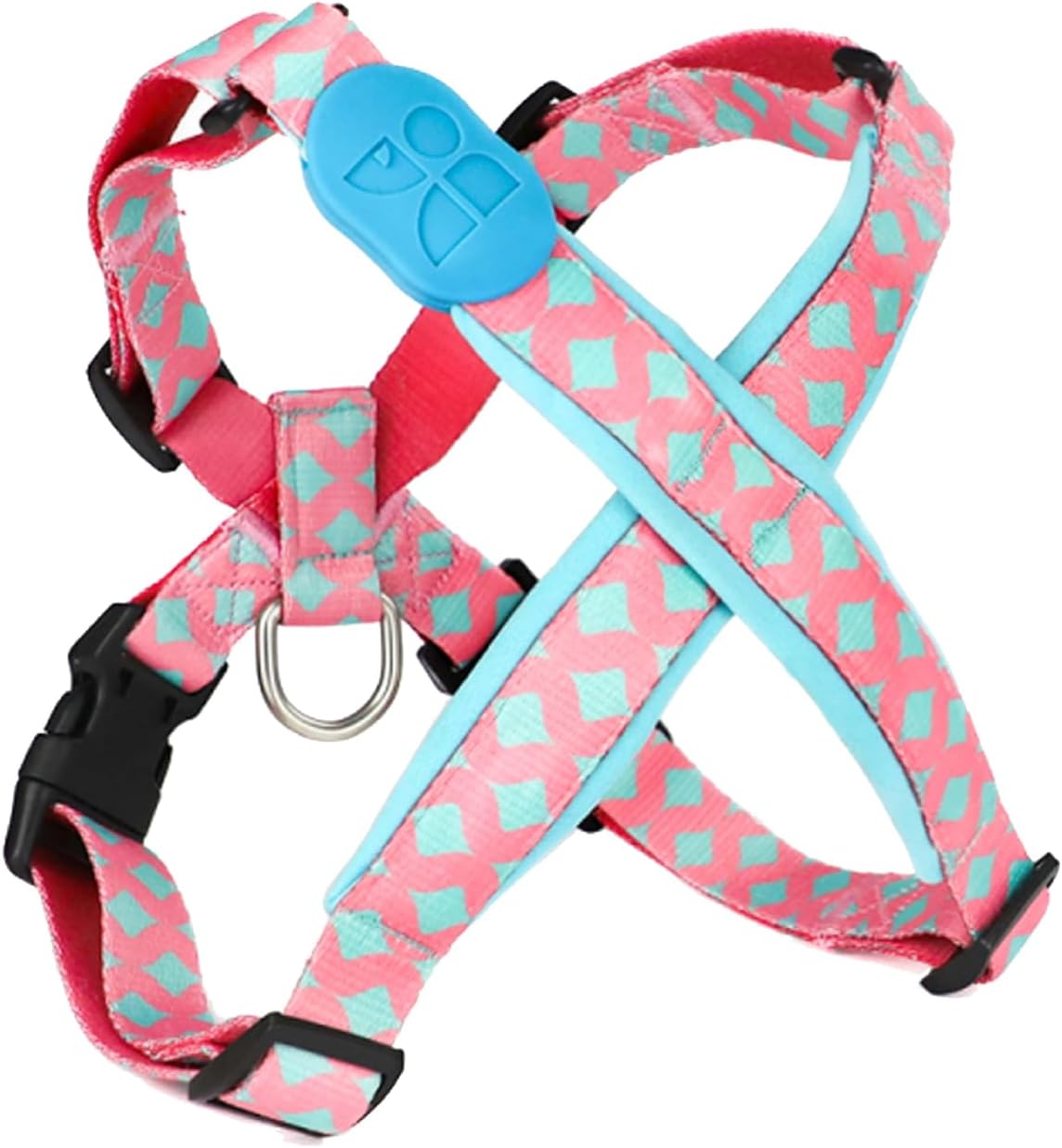 X Shape Air Mesh Dog Harness - Trachea Protection, HAUTICO X MOCHAAAA (Bobi, Small)