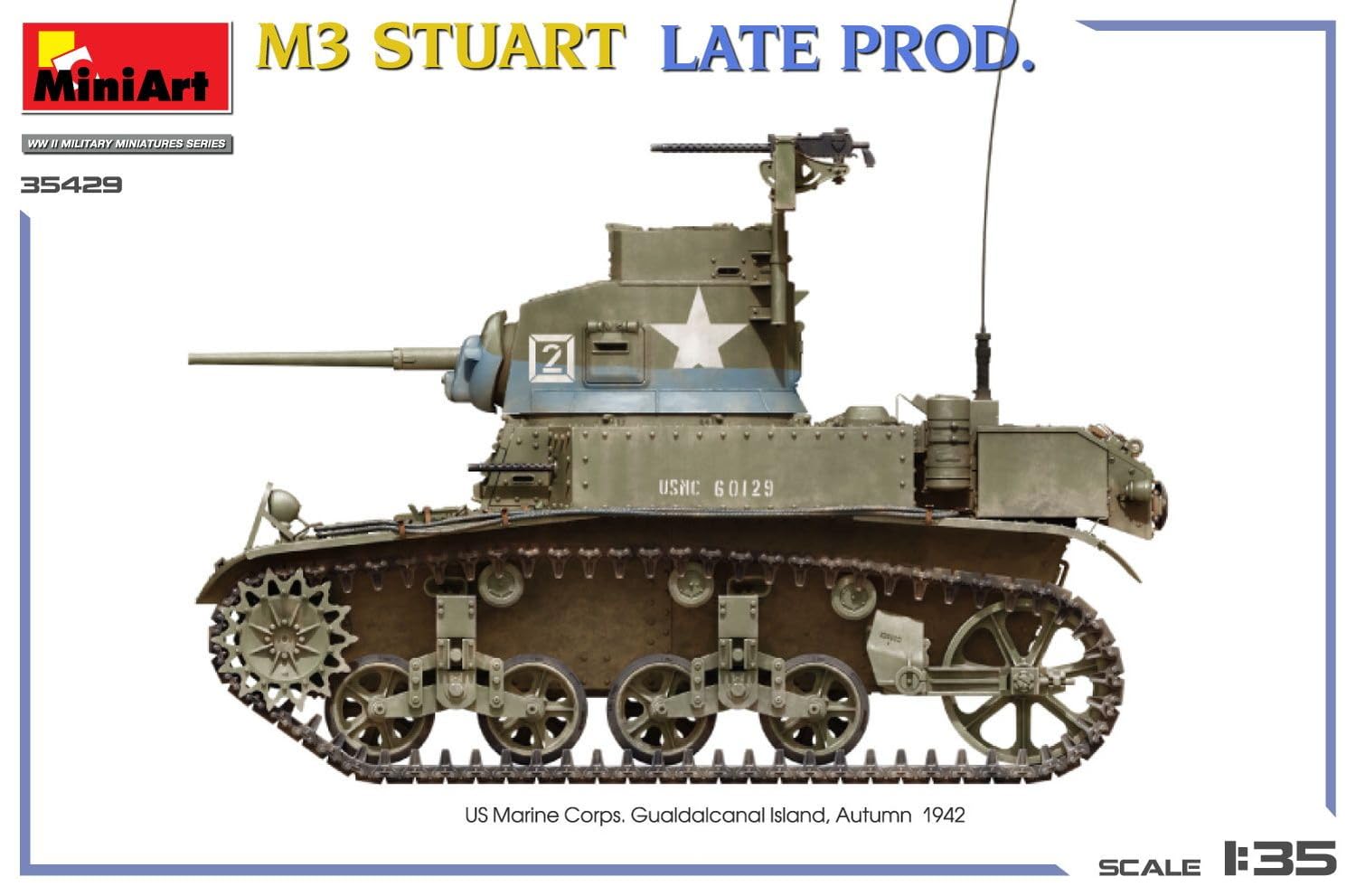 Mini Art 35429 1:35 US M3 Stuart Späte Prod. Interior - originalgetreue Nachbildung, Modellbau, Plastik Bausatz, Basteln, Hobby, Kleben, Modellbausatz, Zusammenbauen, unlackiert