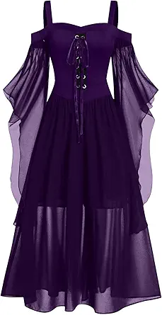 OIOLOYJM Sexy Plus Size Halloween Costumes Woman 2025 Witch Costume Women Vampire Gothic Corset Renaissance Dresses Clothes