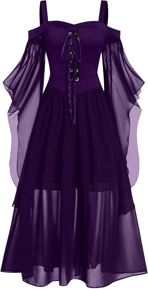 OIOLOYJM Sexy Plus Size Halloween Costumes Woman 2025 Witch Costume Women Vampire Gothic Corset Renaissance Dresses Clothes