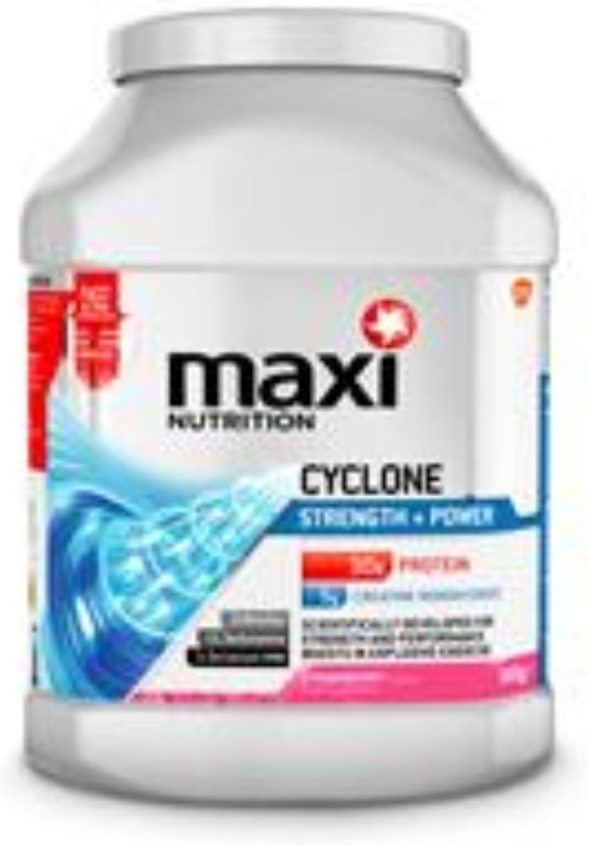 MaxiNutrition Cyclone Strength and Power Protein Shake Powder 980 g - Strawberry