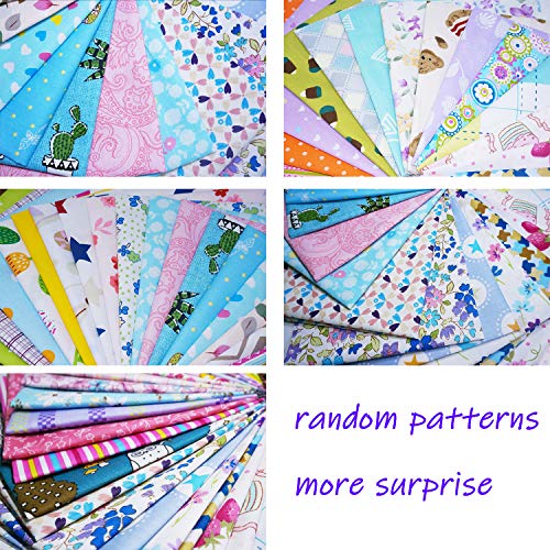 Quilting Fabric, Misscrafts 50Pcs 12" X 12" (30Cm X 30Cm) Cotton Craft Fabric Bundle Patchwork Pre-Cut Quilt Squares For Diy Sewing Scrapbooking Quilting Dot Pattern #TOP2