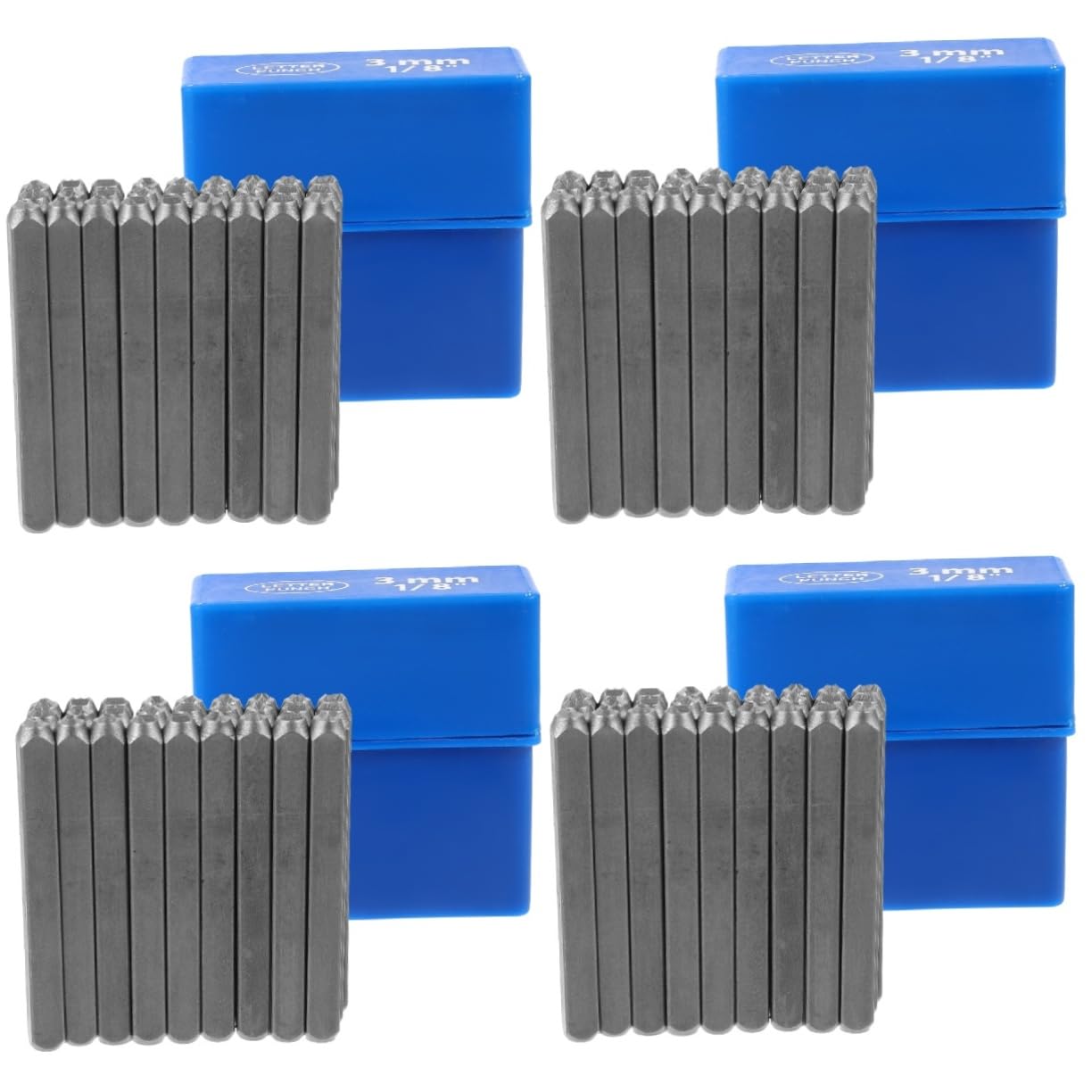 EXCEART 4ensembles Kit De Poinçons pour Estampage De Lettres Cuir Outils De Marquage pour Cuir