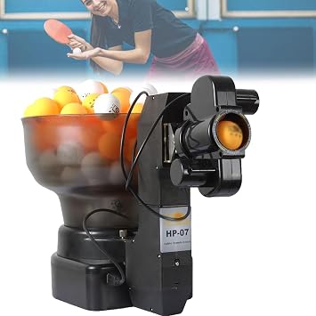 Beginners Ping Pong Automatic Machine, with 100 Balls Table Tennis Trainer Balls Launcher Training Machine Table Tennis Robot, for Indoor Outdoor Sports