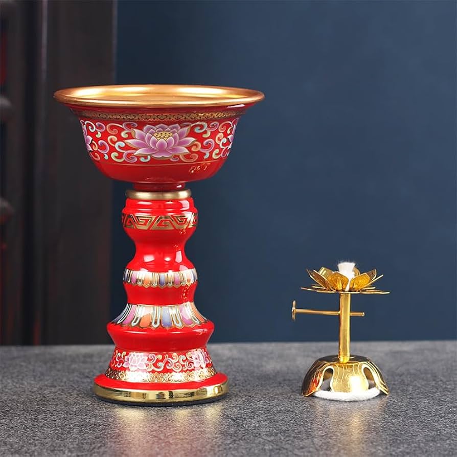 K107 チベット 酥油灯燭台 スー油灯 K107 チベット 酥油灯燭台 スー油灯