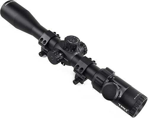 FSI Alcance del rifle 6.5-20X42 Alcance del rifle de caza Rojo, Verde Iluminado Retícula 1.181 in Tubo Segundo Plano Focal (MK 6.5-20X42 SAL)