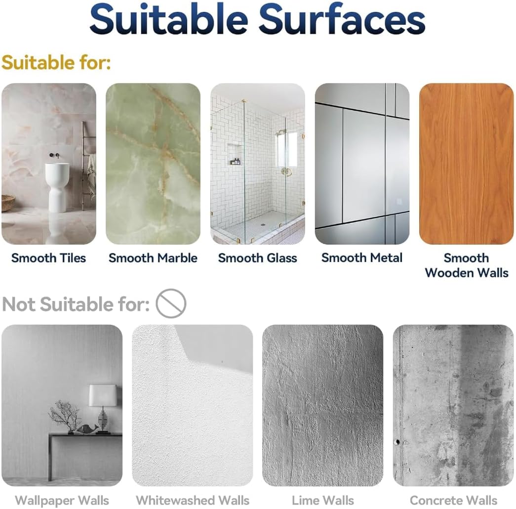 Shower Caddy Corner(1 Pack), 304 Stainless Steel,Integrated molding, High Weight Capacity,Wall mounted Bathroom Shelves with nail free adhesive, Suit for storage racks in bathrooms,Kitchens