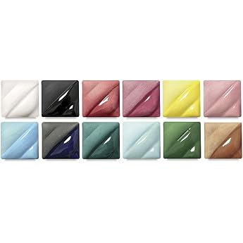 AMACO Liquid Underglaze Decorating Colors 12-Count Class Pack