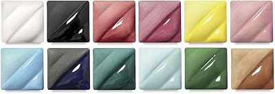 AMACO Liquid Underglaze Decorating Colors 12-Count Class Pack
