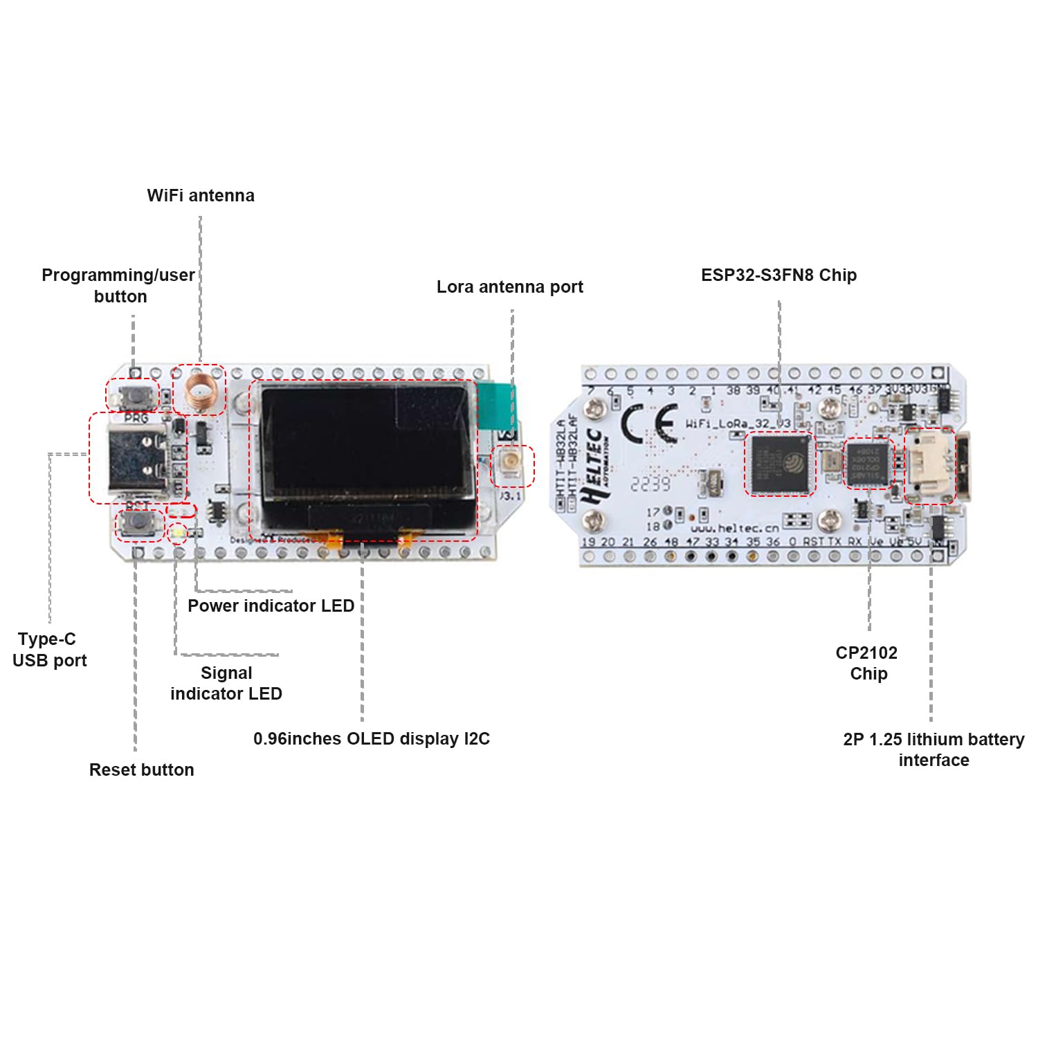 DIYmalls 868 MHz ESP32 LoRa 32 V4 Development Board + 868MHz LoRa Antenna for Meshtastic IOT DIYmalls 868 MHz ESP32 LoRa 32 V4 Development Board + 868MHz LoRa Antenna for Meshtastic IOT
