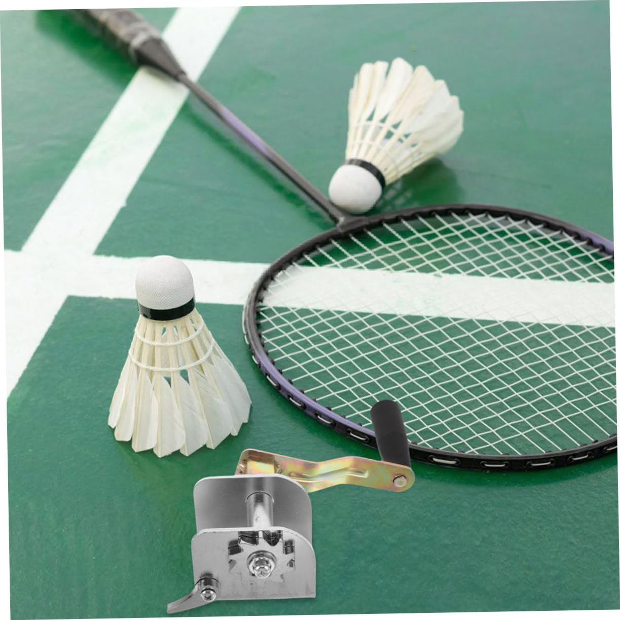 2 Stück Netzspannwerkzeug für Volleyball und Badmintonnetze aus Eisen