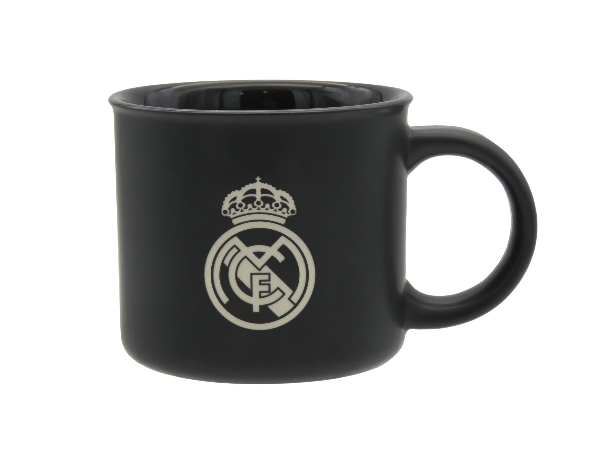 CYPBRANDS Real Madrid, Mug, Ceramic Mug, Houseware, Breakfast, Original Mugs, Black, Official Product