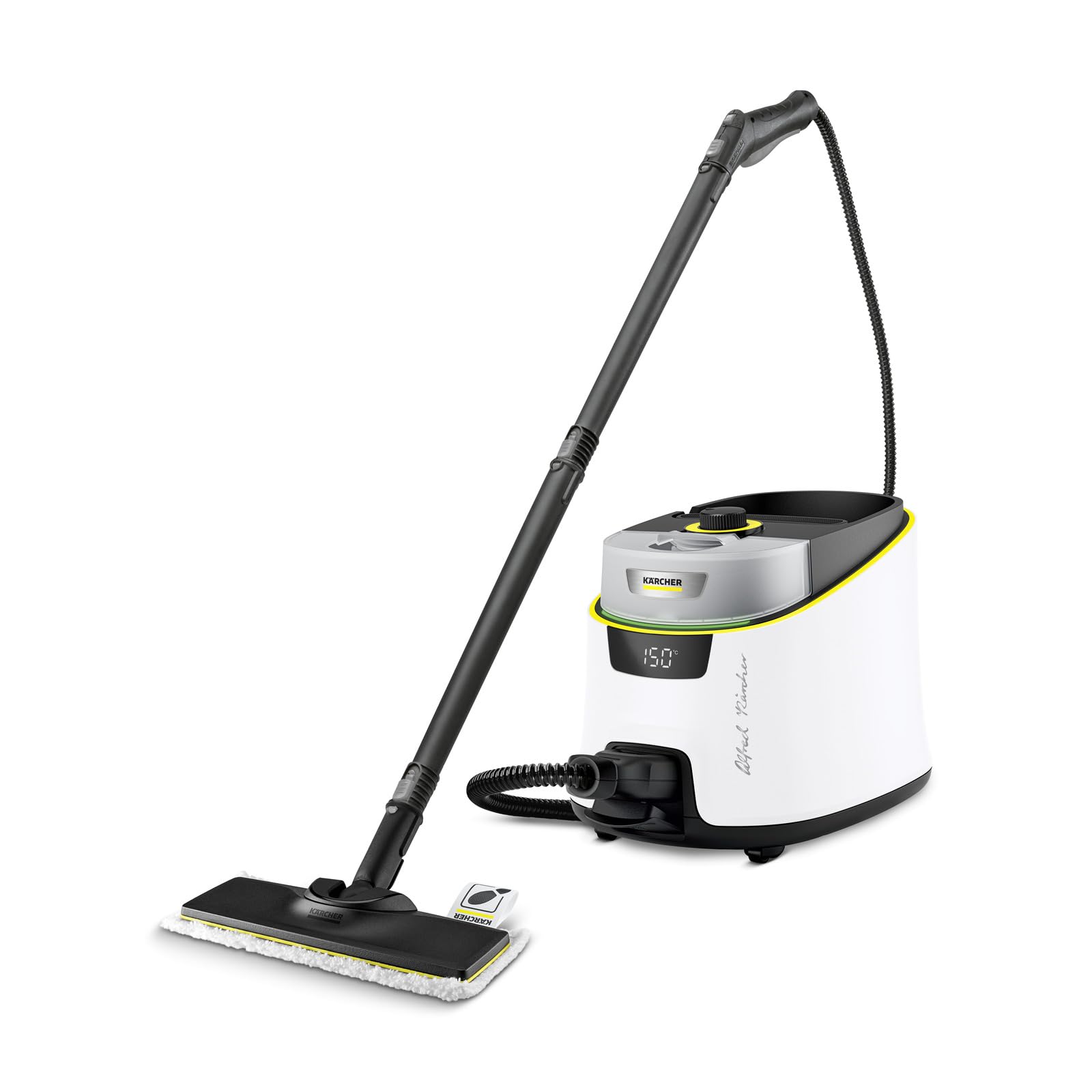 Kärcher Limpiador a vapor SC 5 Deluxe Signature Line, 4 bar, aprox. 130 m² de potencia de superficie, 2250 W de potencia calorífica, calentado en 3 minutos, con igual alfombra