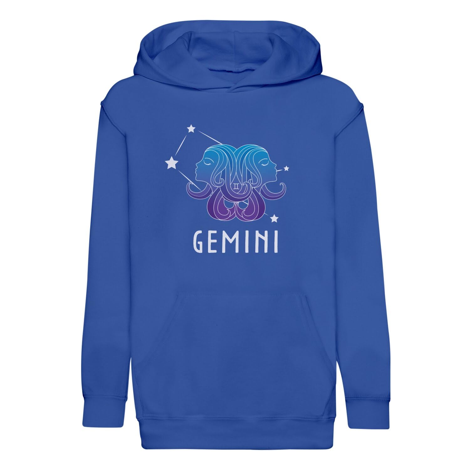 Sweat à capuche Gemini pour enfant pull astrologie céleste - 4