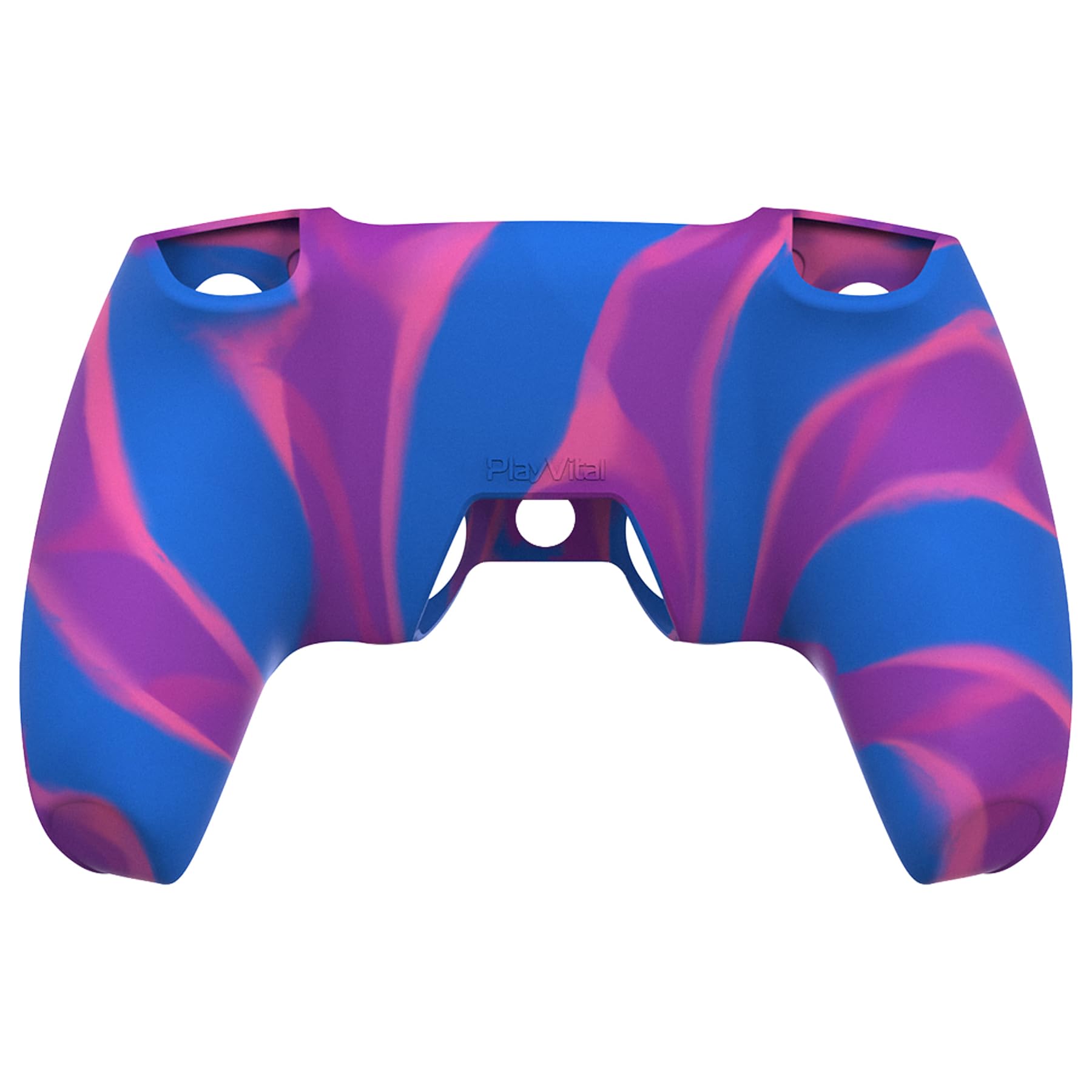 PlayVital Funda de Silicona para ps5 Mando - Cubierta Protectora Antideslizante y Suave con 6 Tapas para Pulgar, Grip Mejorado, Compatible con Base de Carga (Pure Series-Efectivo 100 Dólares) — view 13