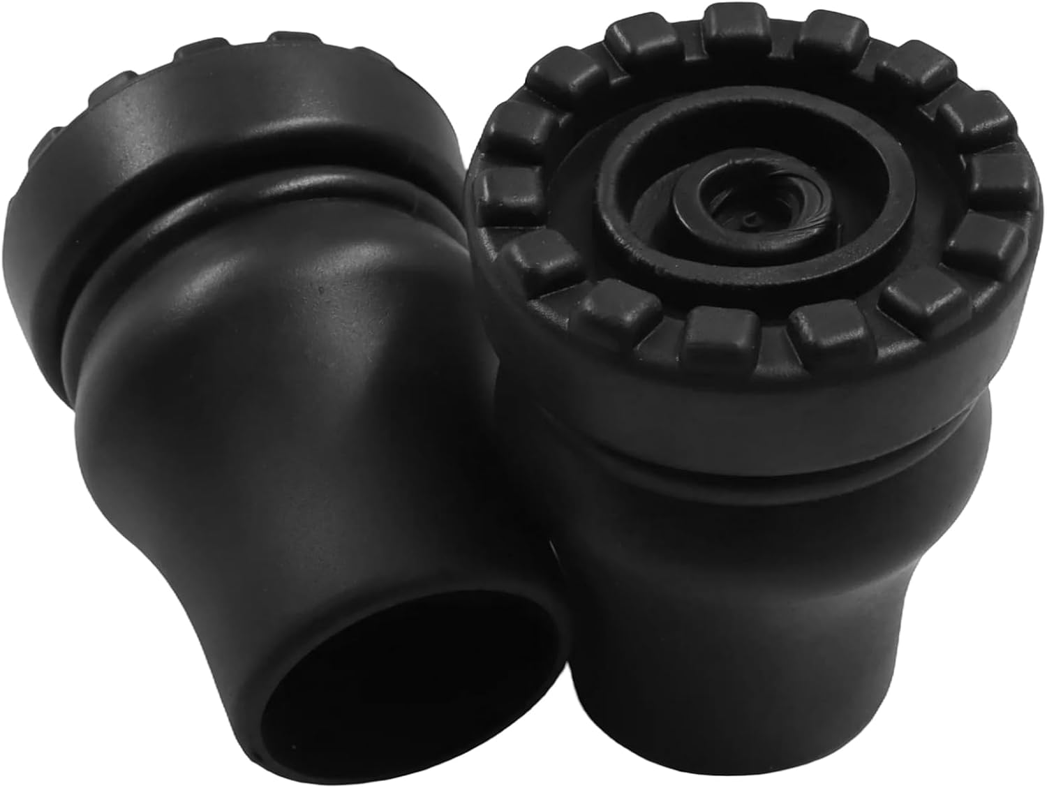 Hordion 4PCS Rubber Cane Tips, Heavy Duty Walking Cane Tip