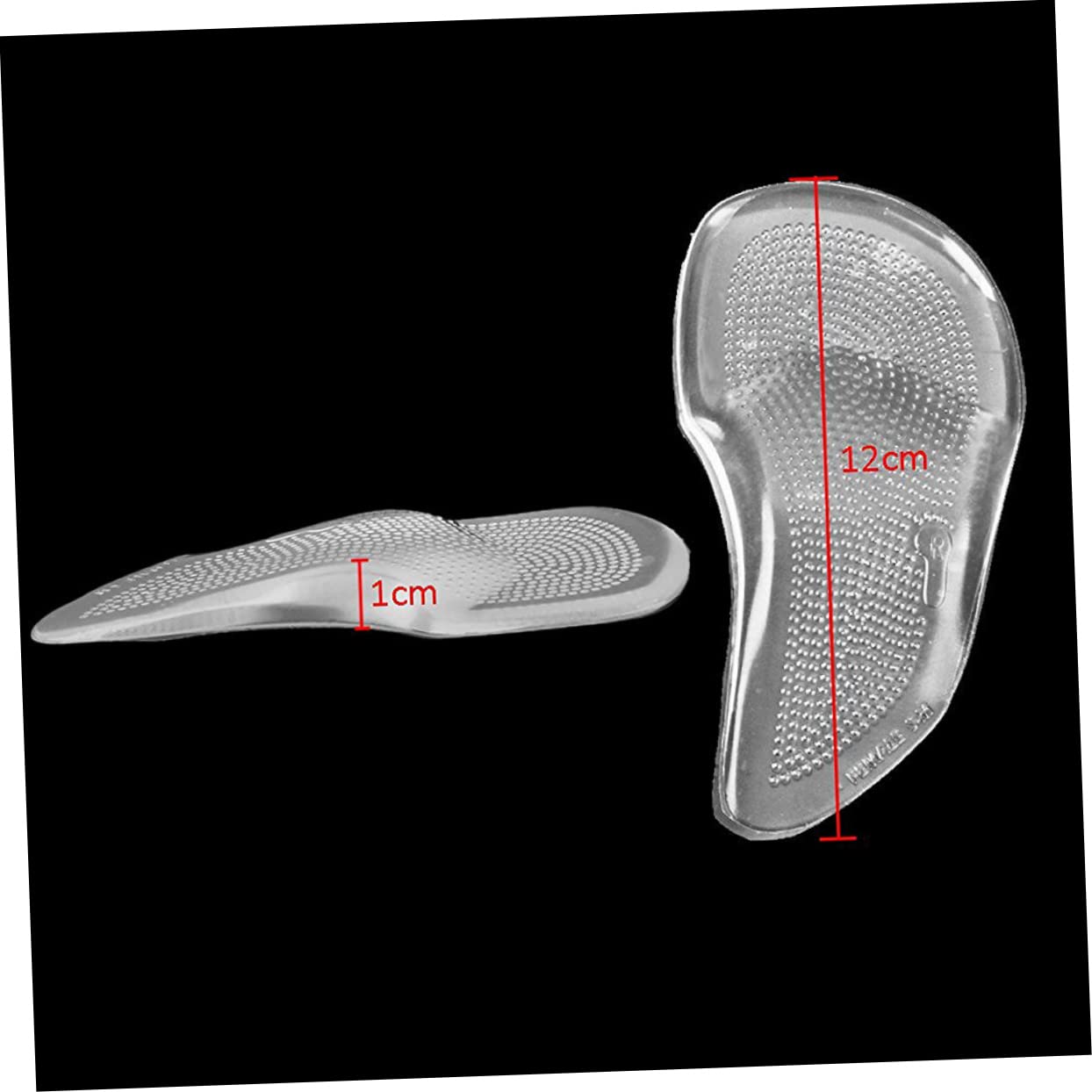 KOMBIUDA Pair Forefoot Gel Pad Men Insoles for Shoes Arch Support Insole Flat Foot Pad Plantar Gel Pads Arch Support Inserts Arch Pads for Shoes Foot Care Insole Heel Pads White