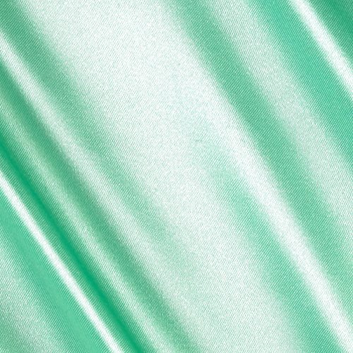 Bridal Satin Mint, Fabric by the Yard
