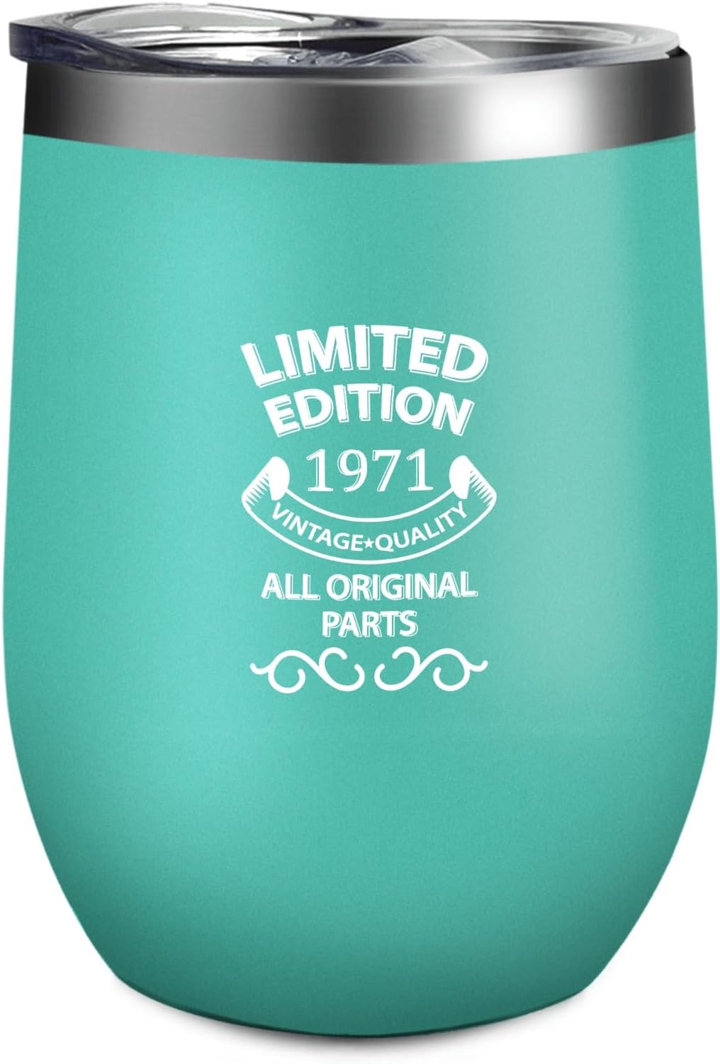 GenericGeneric Vintage 1971 Limited Edition Original Parts Wine Tumbler Awesome Gift For Sister, Size