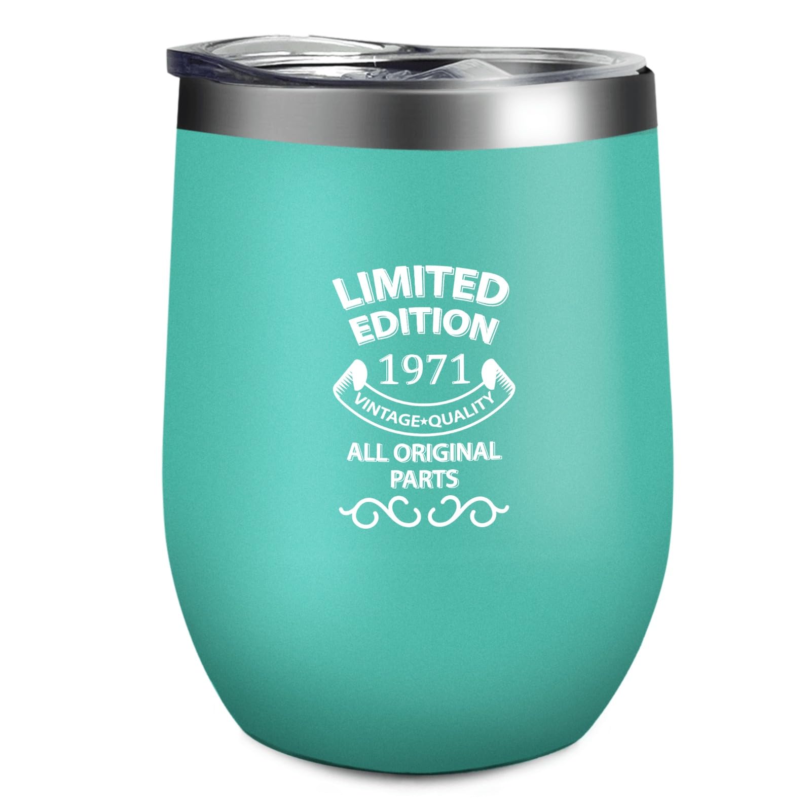 GenericVintage 1971 Limited Edition Original Parts Wine Tumbler Awesome Gift For Sister