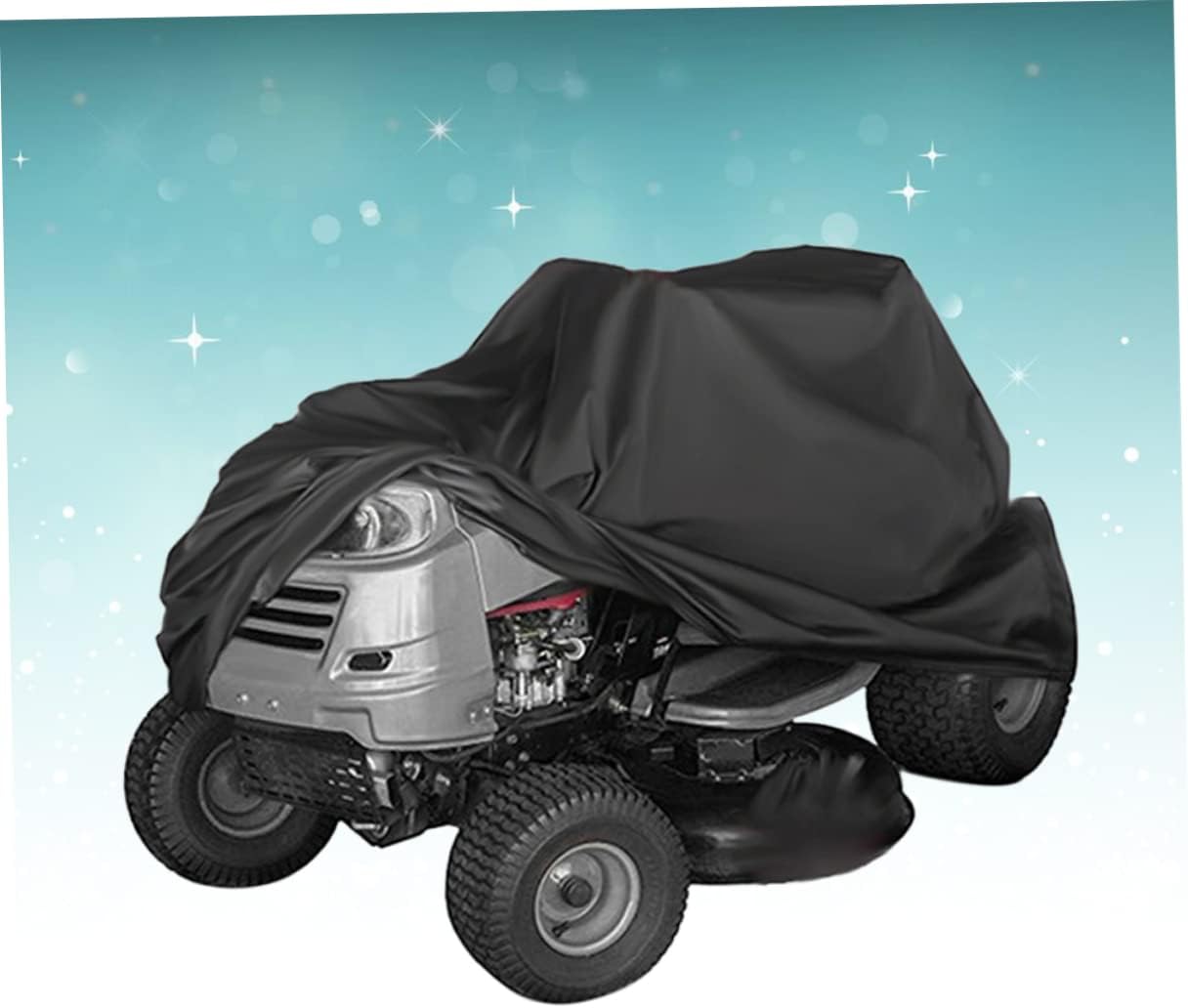 Mipcase Grass Machine Cover Heavy Duty Outdoor for Lawn Equipment Rain Resistant Black for Grass Machines and Lawn Mowers