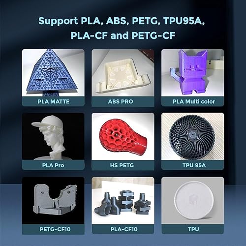 Vista 11 de FLASHFORGE Impresora 3D AD5M Pro - Núcleo de alta velocidad XY de 23.622 in/s, nivelación automática de 1 clic, impresión silenciosa ≤50dB