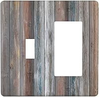 Vista 98 de Cubiertas de salida iridiscentes abstractas coloridas nubes dúplex de 1 cuadrilla, placa de cubierta de interruptor de luz arco iris, placas