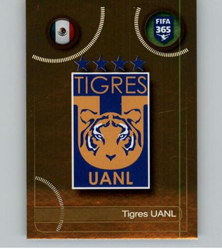 Miniatura 1 de 2016-17 Panini FIFA 365 Stickers #493 Tigres UANL logo GOLD Tigres UANL Official Soccer Album Sticker in Raw (NM or Better) Condition
