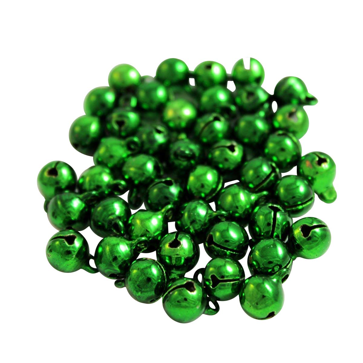 Kleenes TH Pack of 100 Small Copper Bells 11 x 7 mm, Grün, 11 x 7 mm
