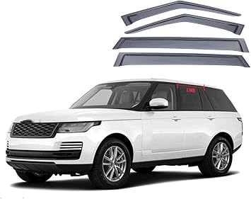 4 Pcs Car Window Wind Deflectors for Land Rover Range Rover LWB MK4-L405 2013-2021, Front and Rear Side Windows Sun Visors Rain Shield Accessories