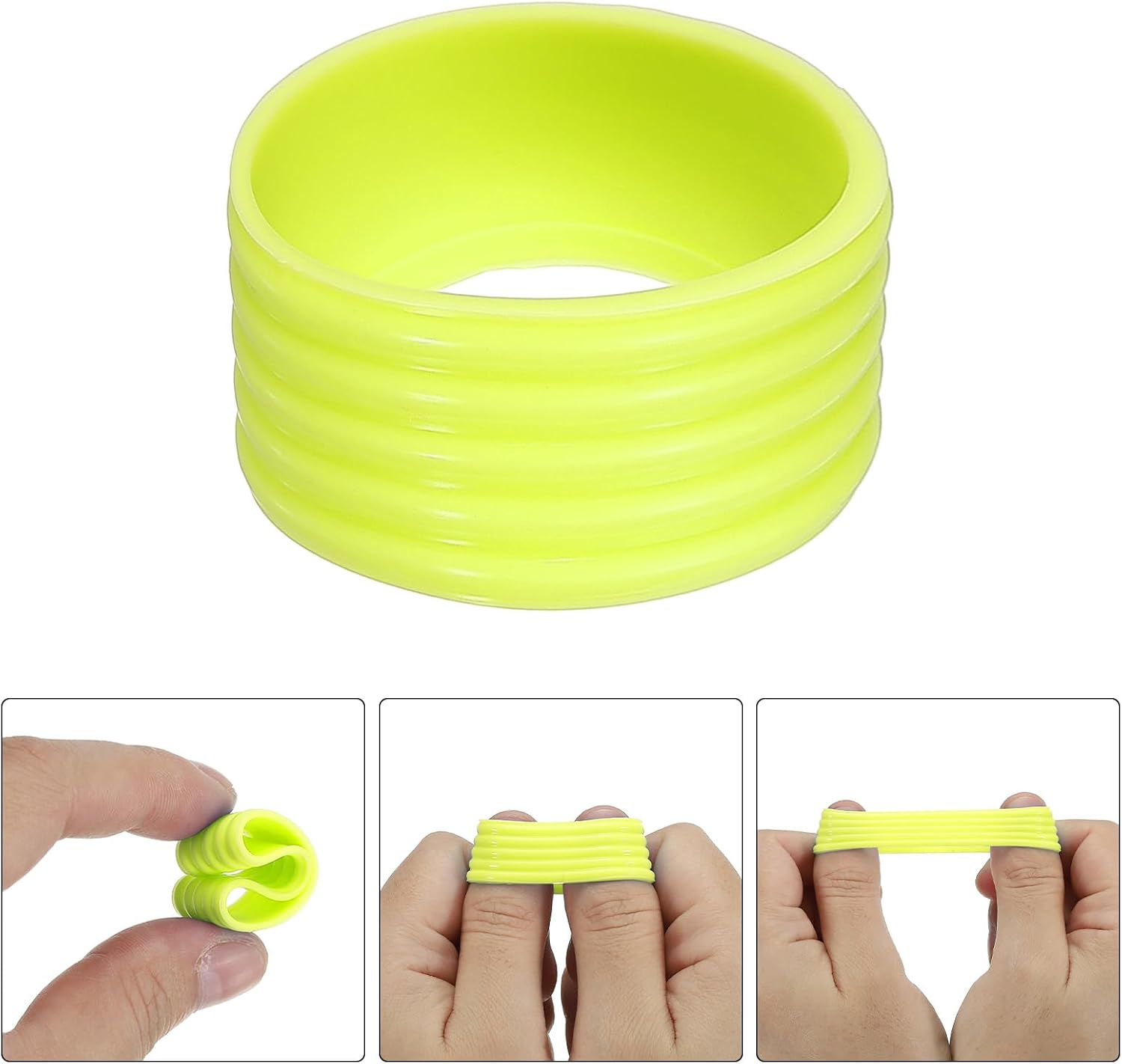 PATIKIL Badminton Racket Grip Ring Racquet Ring Grip Band Rubber Ring Non-Slip