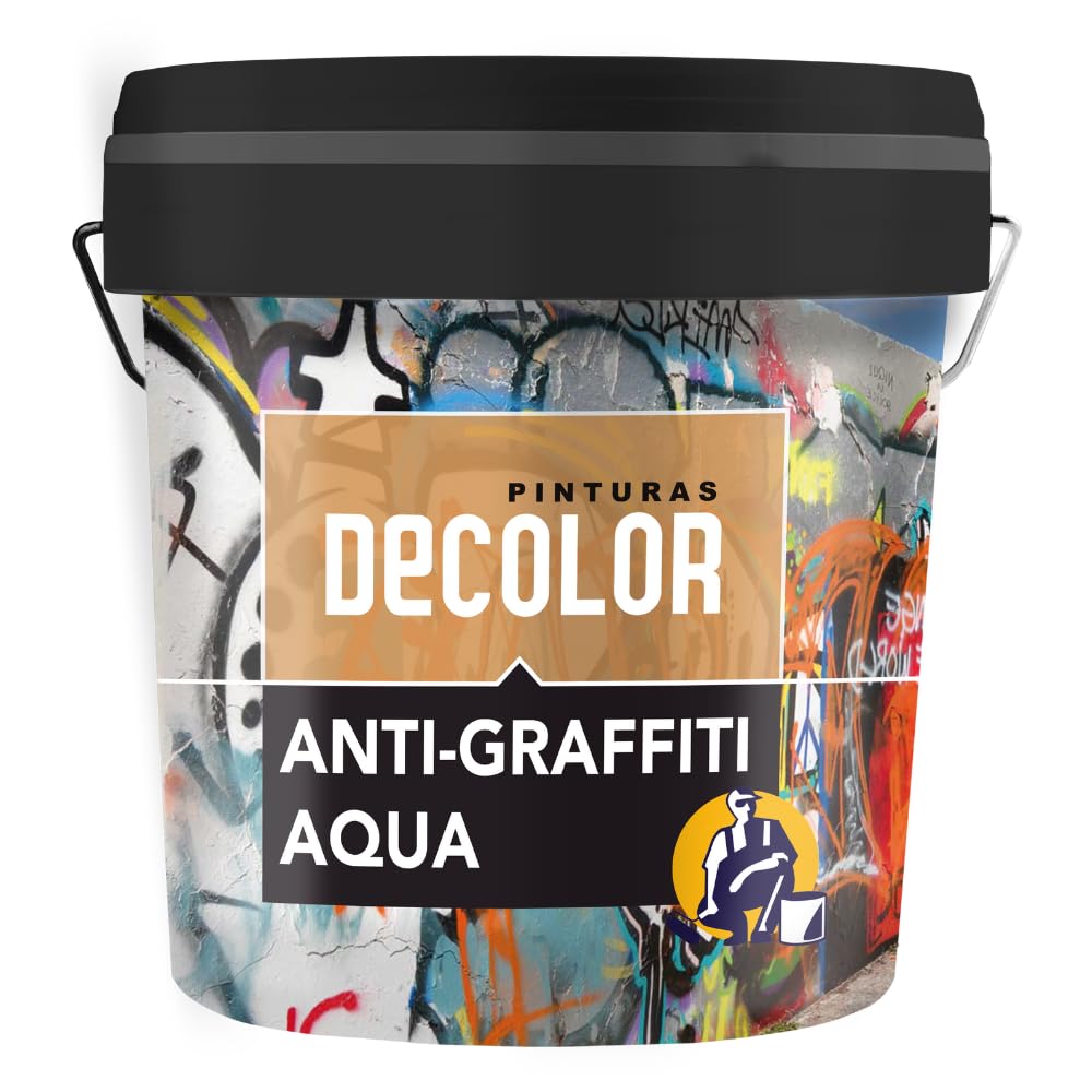 Protección AntiGraffitis incolora al agua para fachadas. 4 Litros