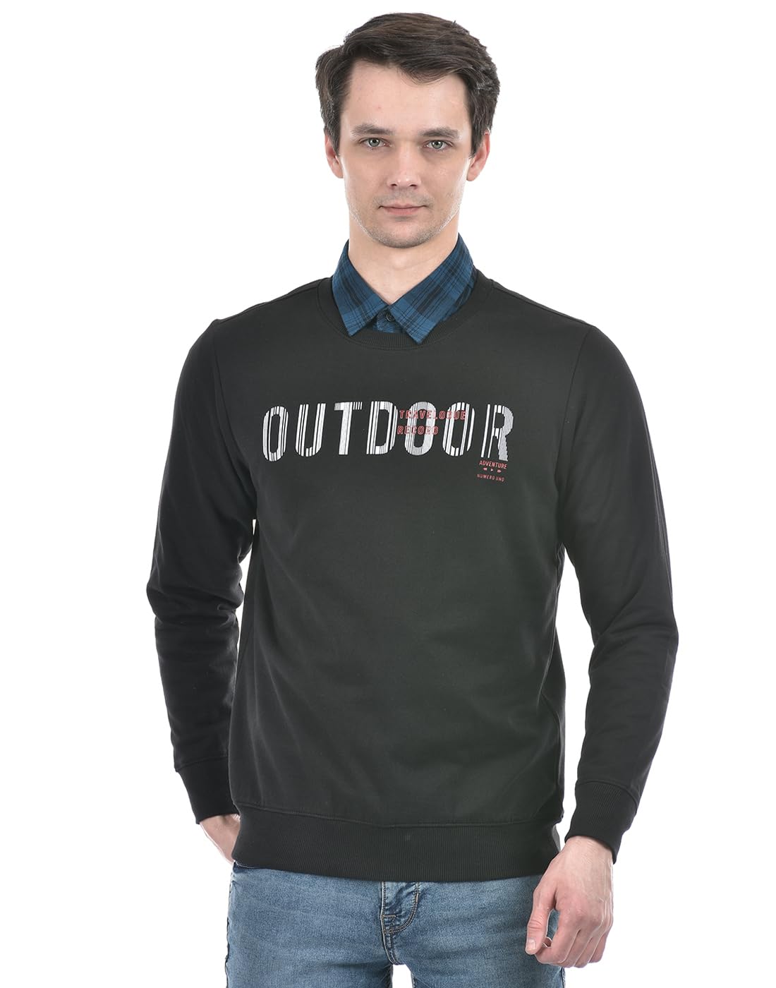 numero uno Men's Typographic Crewneck Sweatshirt-picture-33