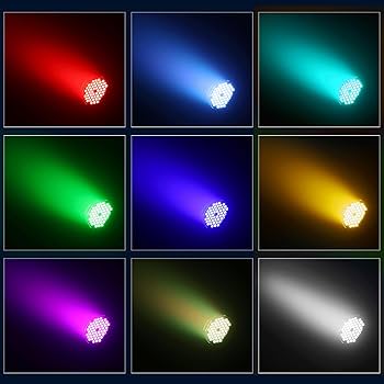 Amazon.com: Led Stage Lights, 54x3w RGBW Waterproof Led Par Light