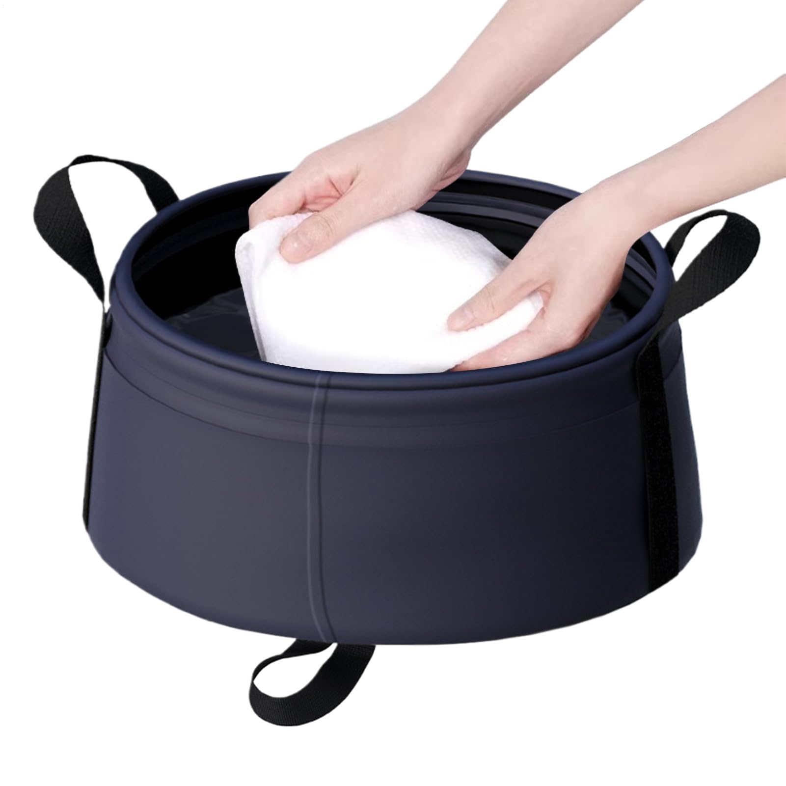 Bassin de Lavage Pliable | Évier d'Extérieur - Bac De Lavage Pliable pour Cuisine, Bébé, Voyage Et Bain De Pieds avec Panier Rangement