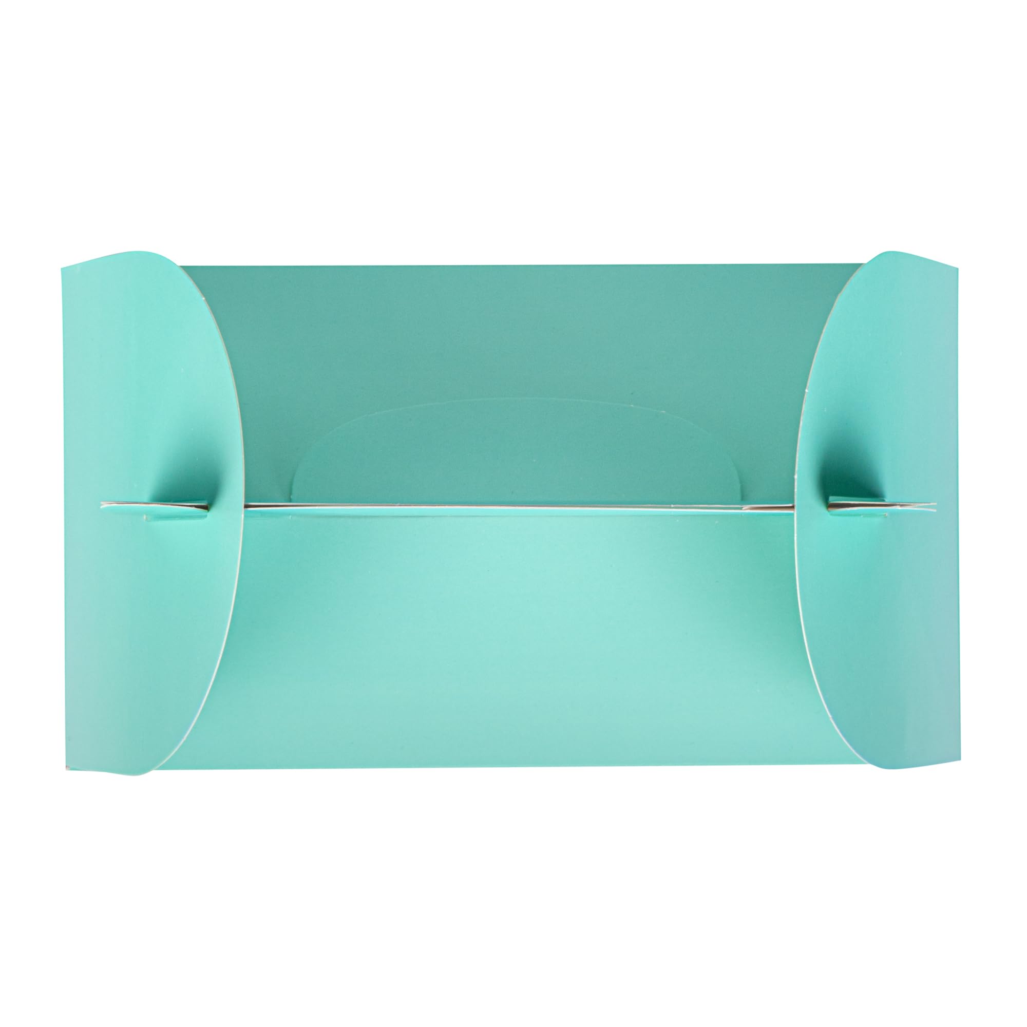 Restaurantware Bio Tek - Cajas a dos aguas de 8.5 x 4.8 x 5.5 pulgadas para recuerdos de fiesta, 100 atractivas cajas de regalo, ventana de PET transparente, con asa integrada, cajas de granero de