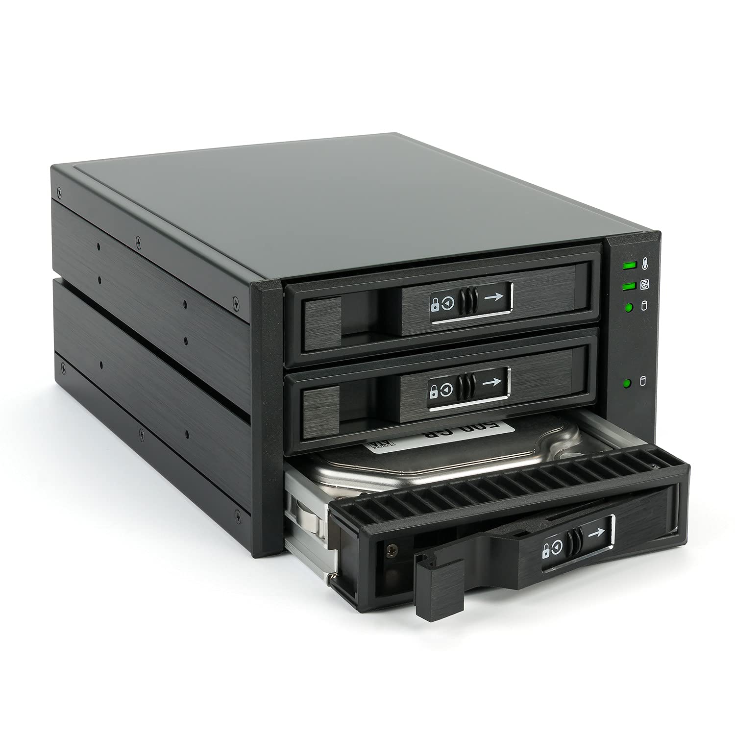 FANTEC BP-T2131 SAS & SATA Backplane für 3× 3,5"/2,5" HDD/SSD
