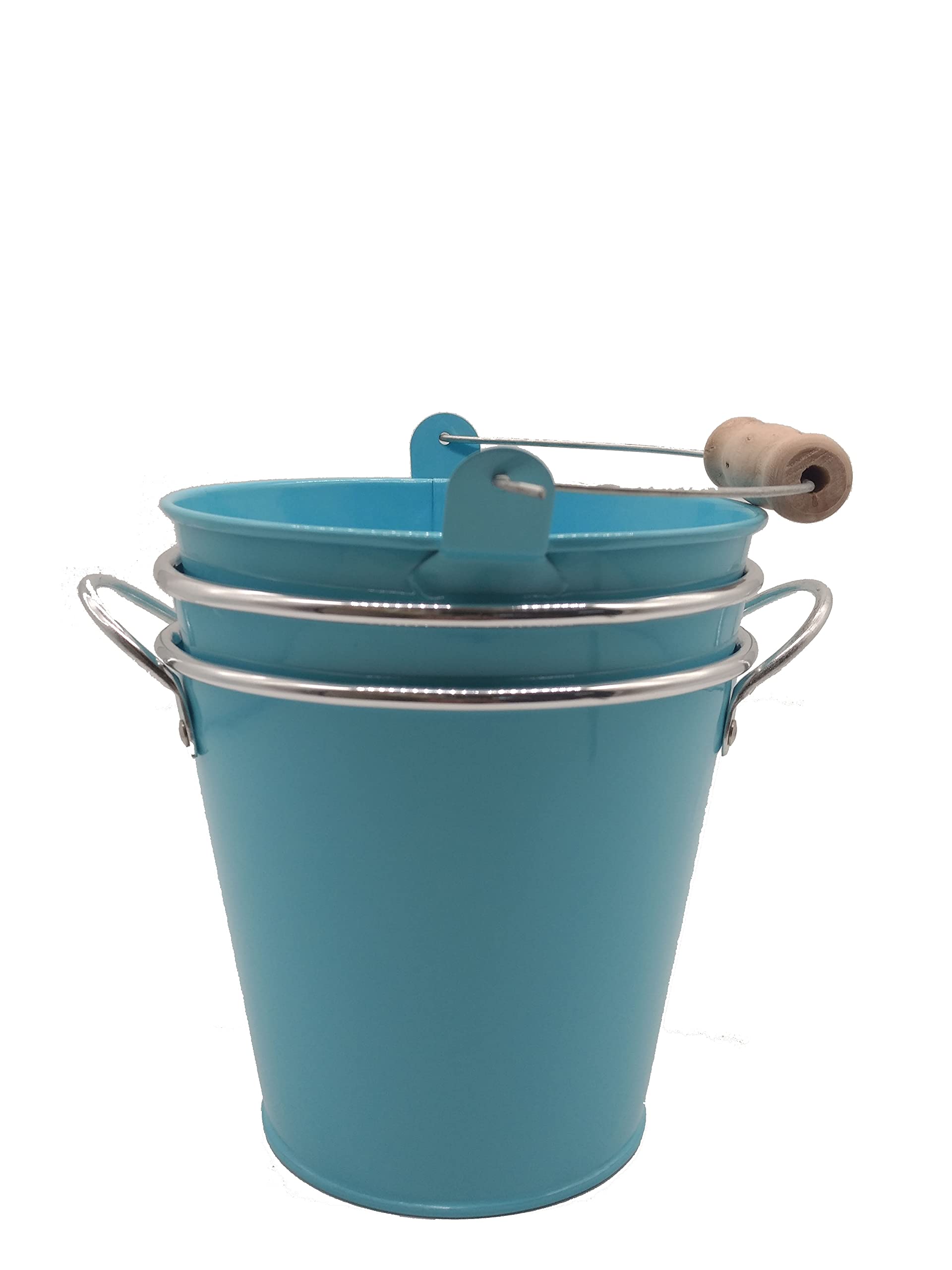 Vedmantra® Flower Pot Set of 3 ǀ 3 Different Kind of Pots ǀ Perfect for Any Occasions ǀ Great Gift for Friends and Family (Blue)