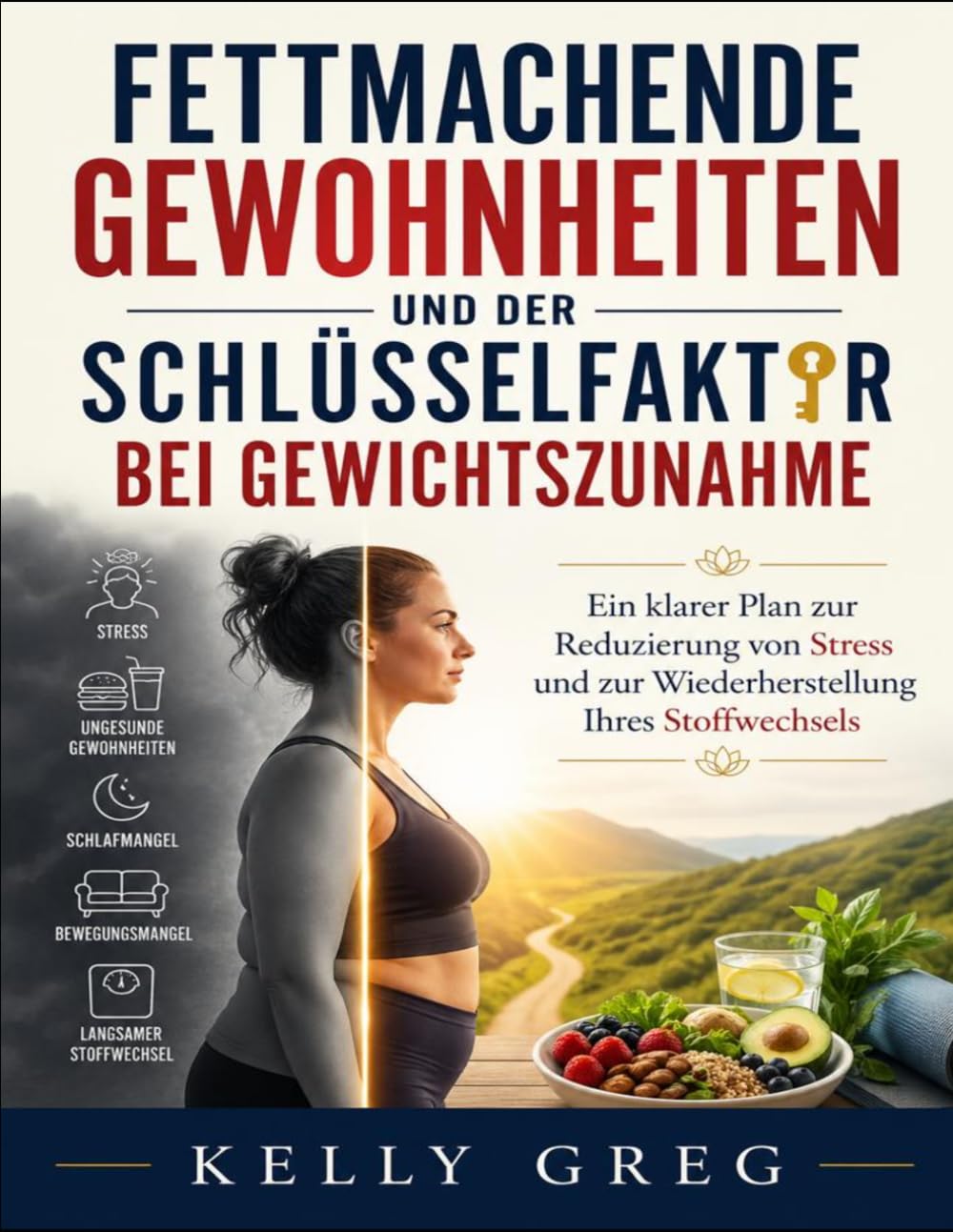 Fettmachende Gewohnheiten und der Schlüsselfaktor bei Gewichtszunahme: Ein klarer Plan zur Reduzierung von Stress und zur Wiederherstellung Ihres Stoffwechsels