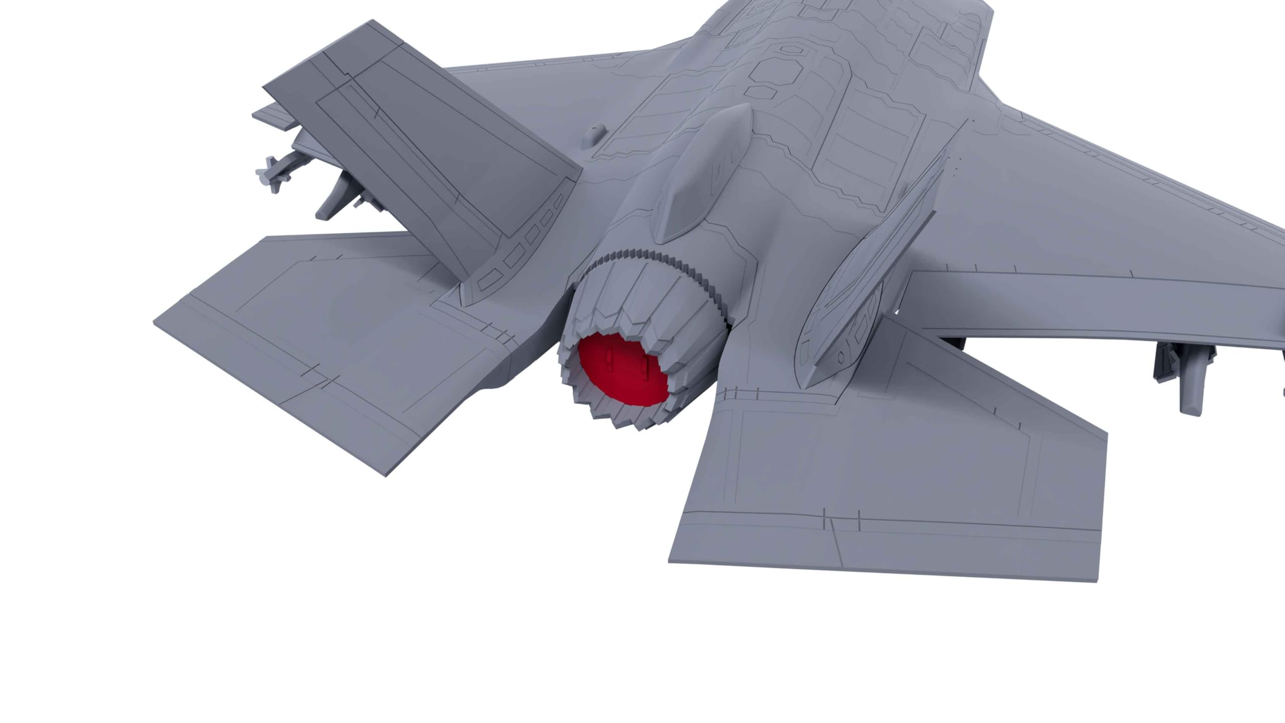 Revell Modellbausatz Lockheed Martin F-35A Lightning II – 1:72 Tarnkappenflugzeug, Detailgetreu, 3 Versionen, Waffenbestückung, JDAM, Paveway II, Modellbau für Militärflugzeug-Sammler
