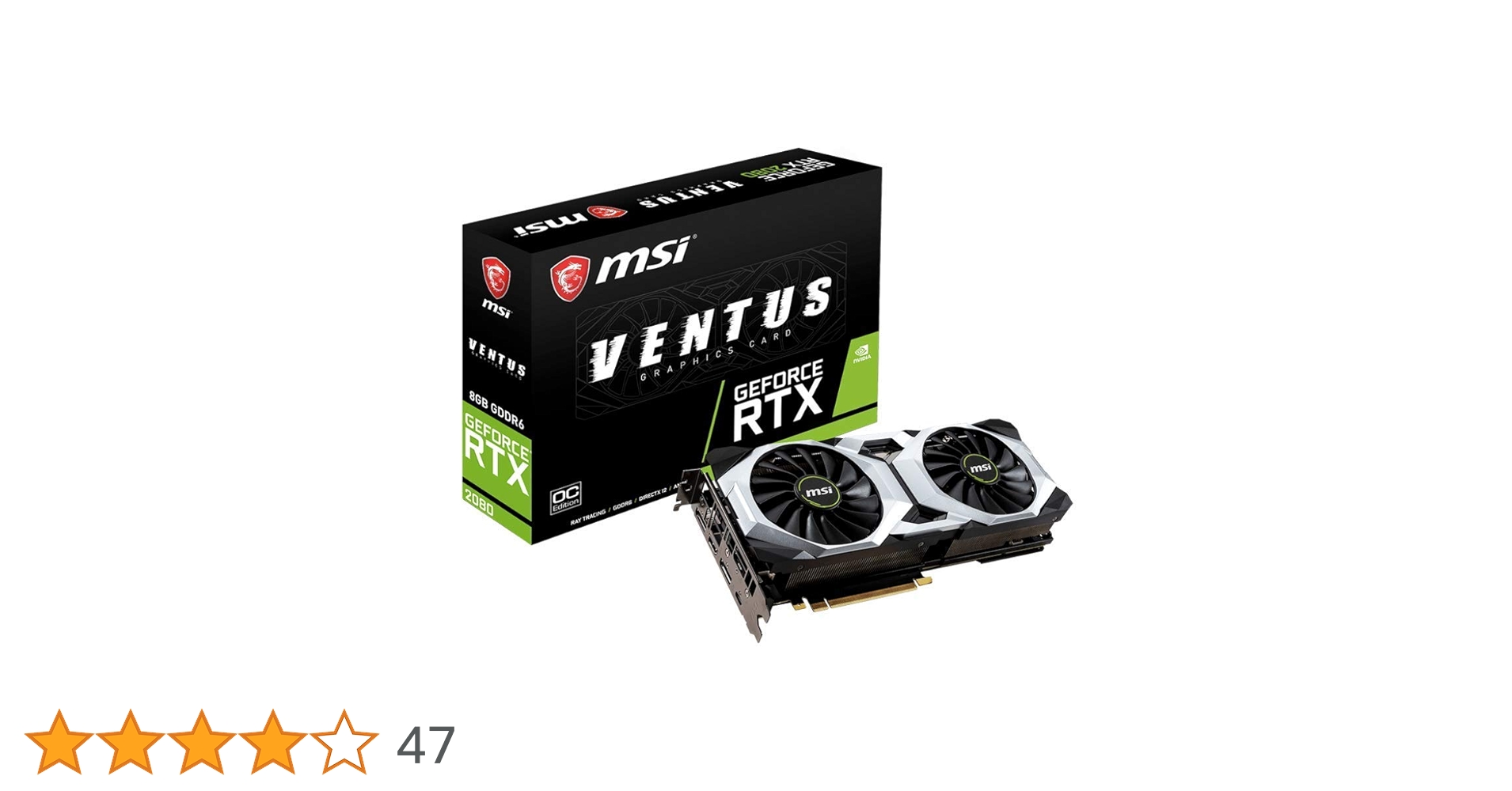 Amazon | GeForce RTX 2080 Ti VENTUS OC Graphics Card | MSI